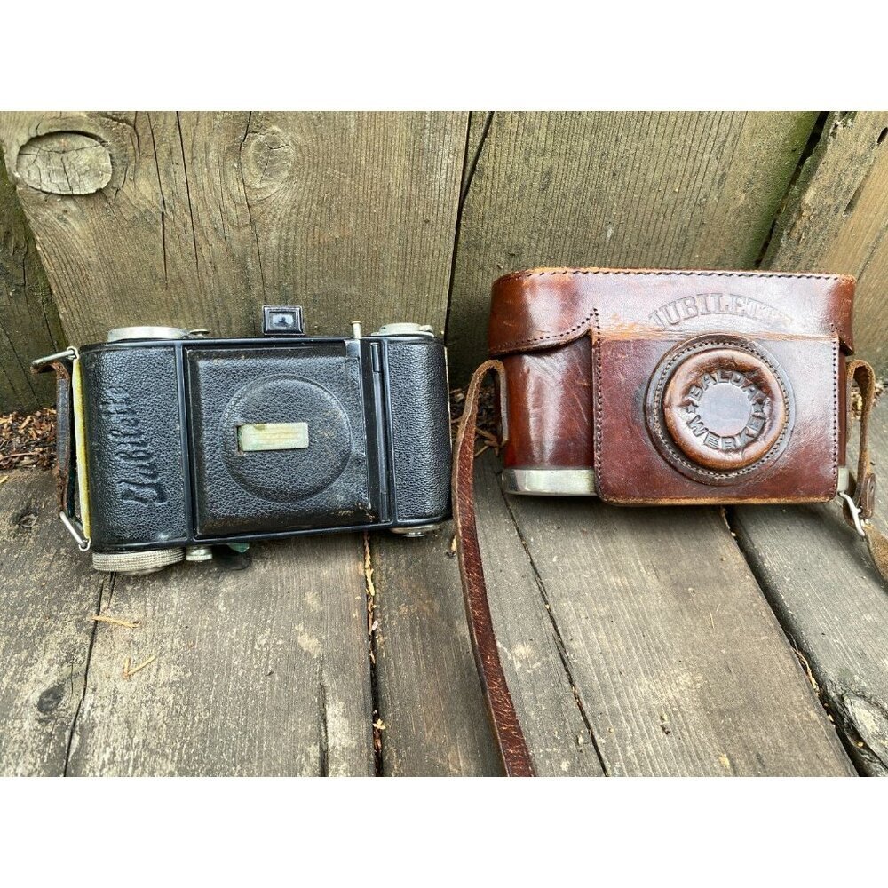 Balda Jubilette Vintage 1938 Folding Camera with 5cm f/2.9 Lens With OG Case - Picture 5 of 16
